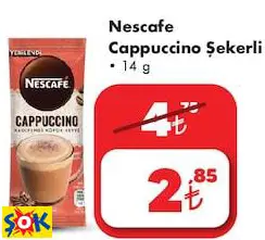 NESCAFE CAPPUCCİNO ŞEKERLİ KAHVE